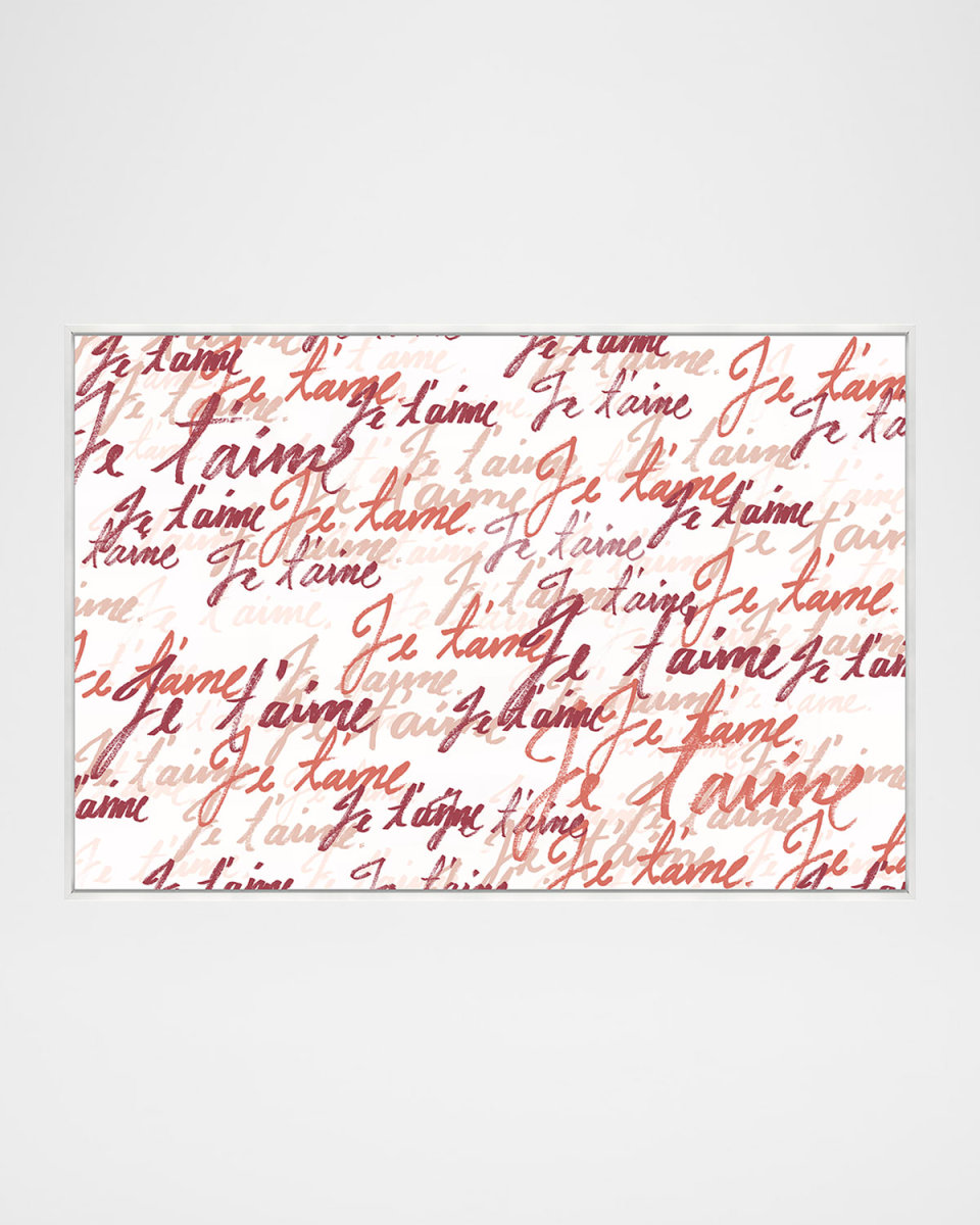 "Je Tamie" Framed Giclee by Richard Ryder, 55.5" x 37.5"